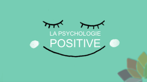 La Psychologie Positive